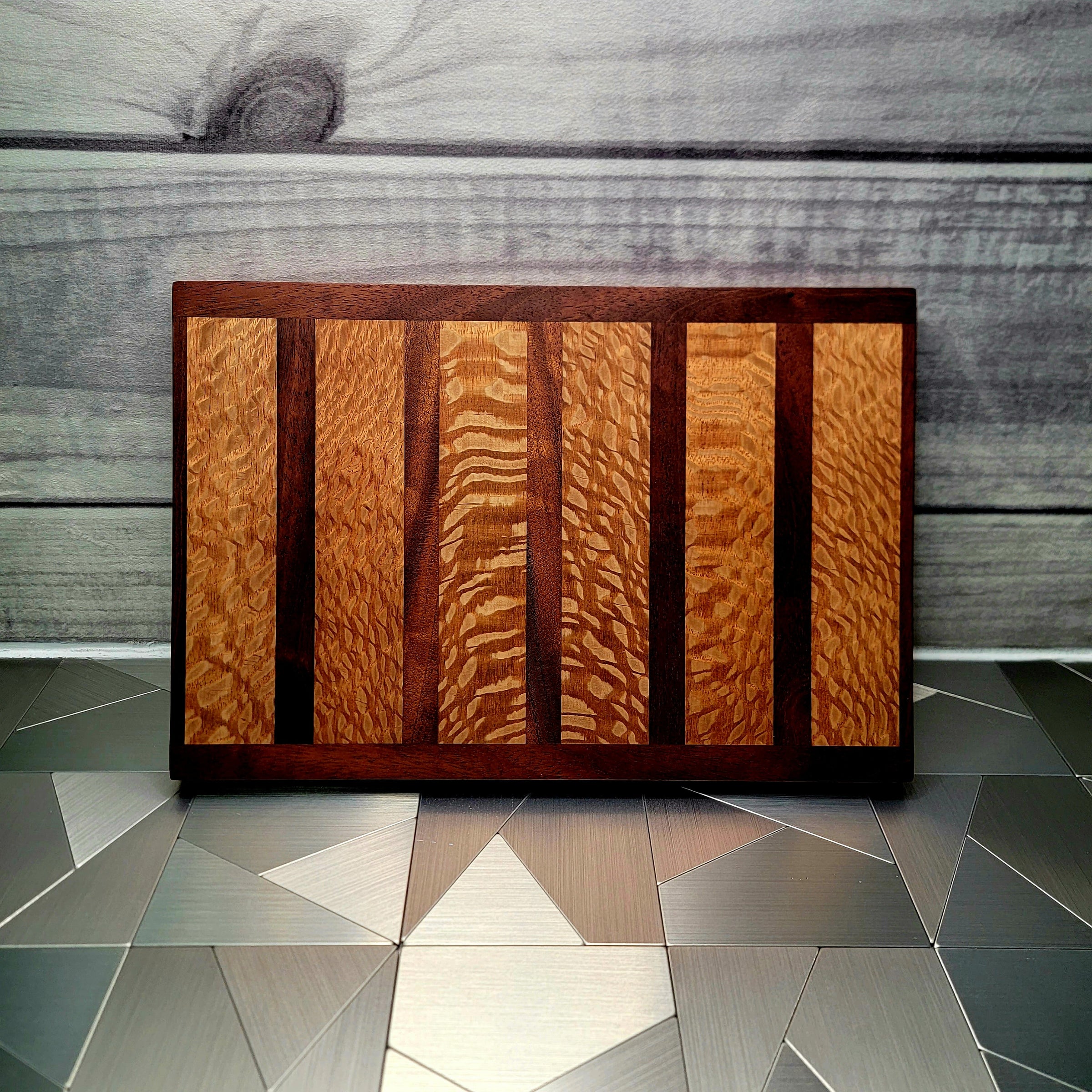 Leopard & Cherry cutting board | Timber Resin Co LLC